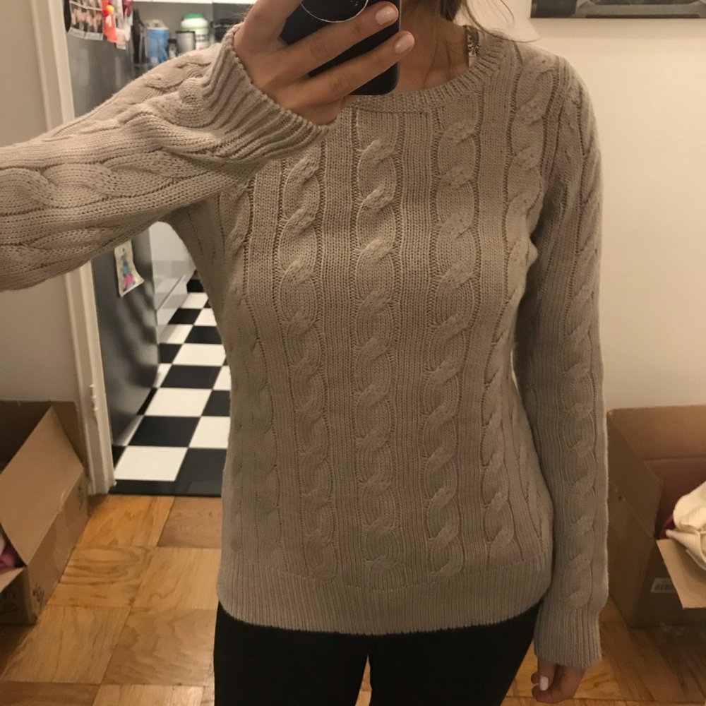 Christopher Fischer 100% Wool Cable Knit